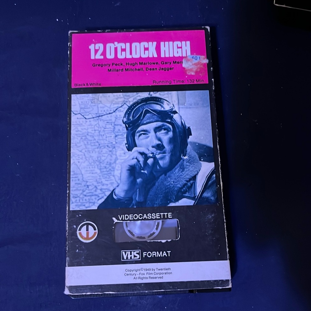 12 O’Clock High vhs tape